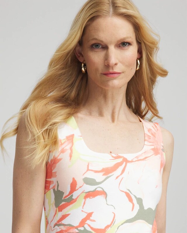 Floral Square-Neck Tank - image 4